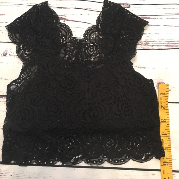 Black lace Bralette NWOT - Picture 7 of 8